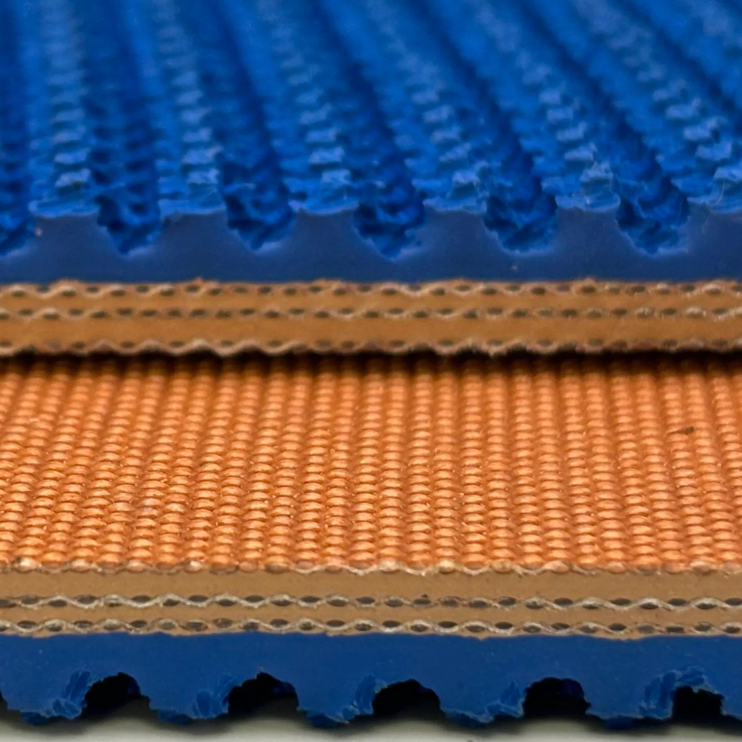 3 Ply Blue Carboxilated Nitrile Roughtop Belt