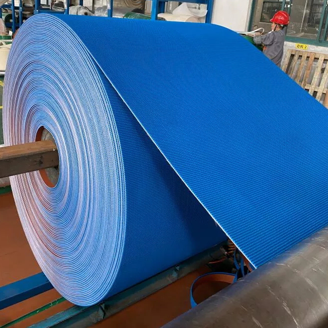 Blue Carboxilated Nitrile Roughtop Belt