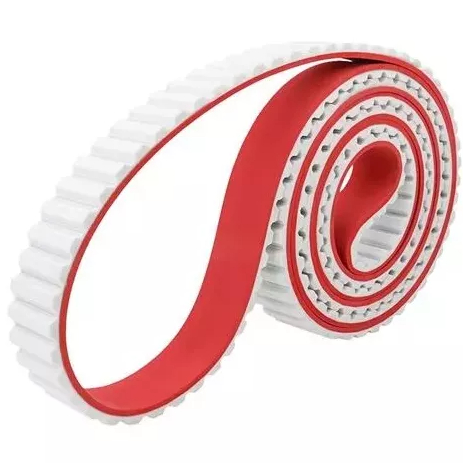 Red Rubber Coated PU Timing Belt 