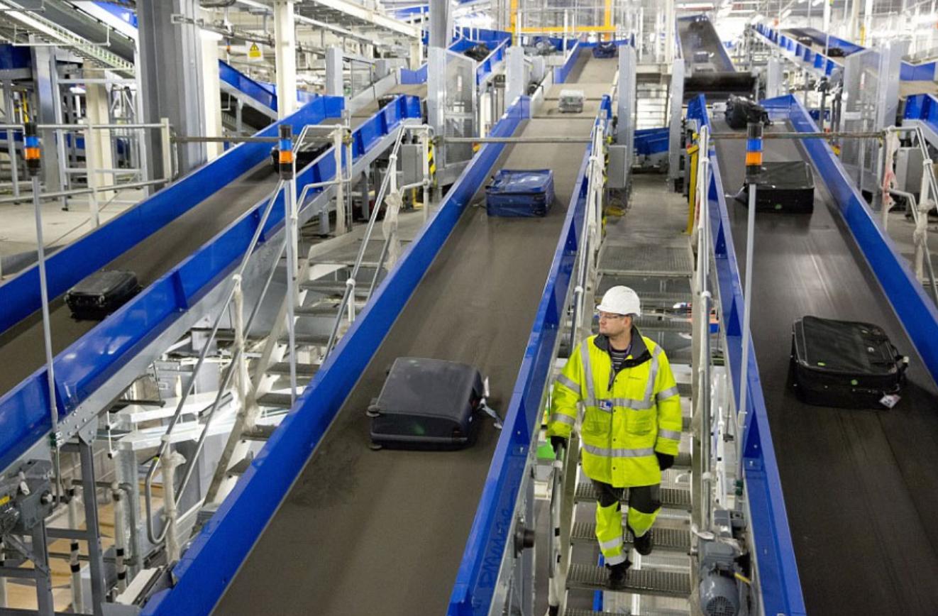 PVK Conveyor belt for airport tansportation
