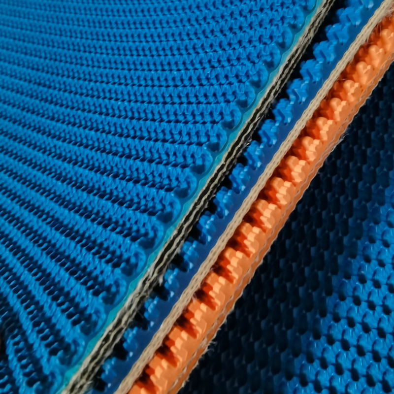 Roughtop Blue/Orange Carboxilated Nitrile Rubber Belt
