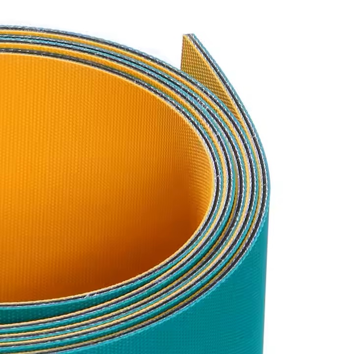 Nylon Sandwich Green Yellow Belt 