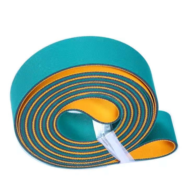 Nylon Sandwich Green Yellow Belt 